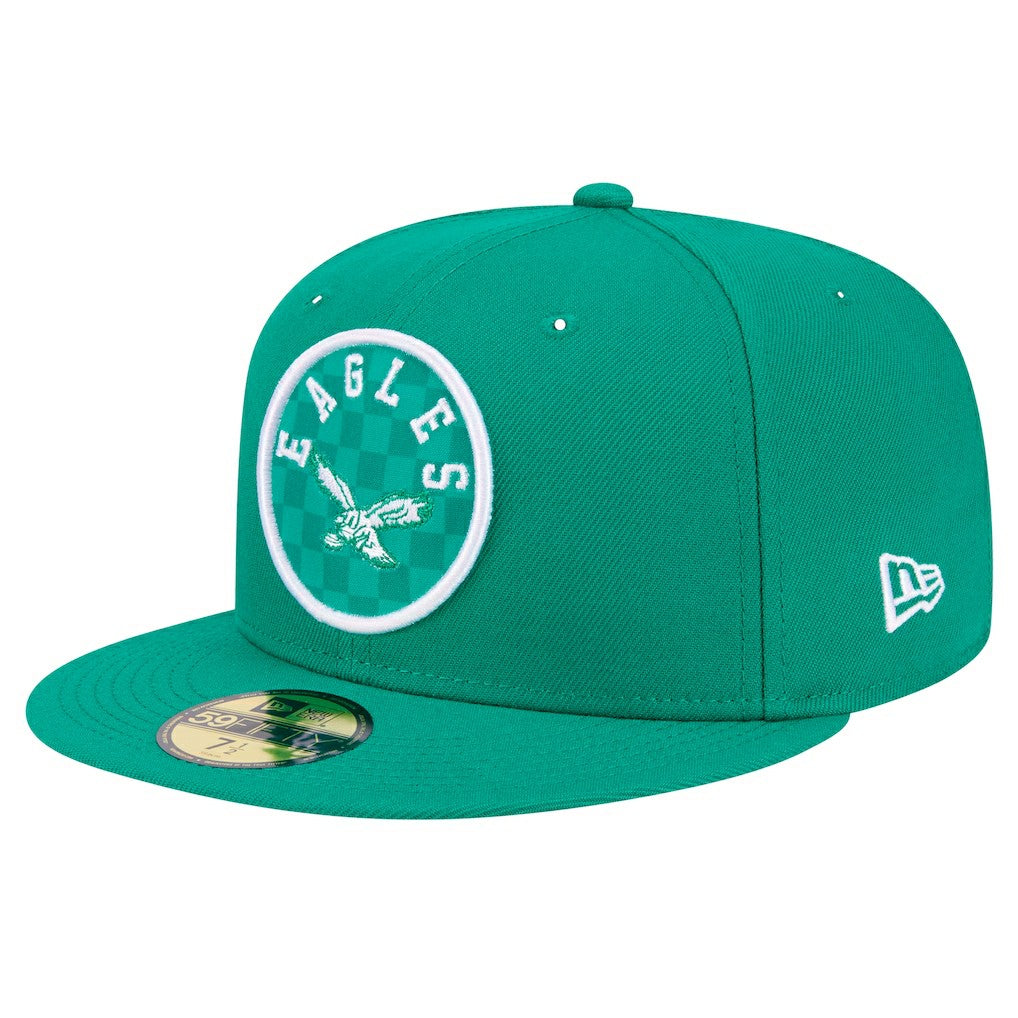 Philadelphia Eagles New Era Checkered 59FIFTY Fitted Hat