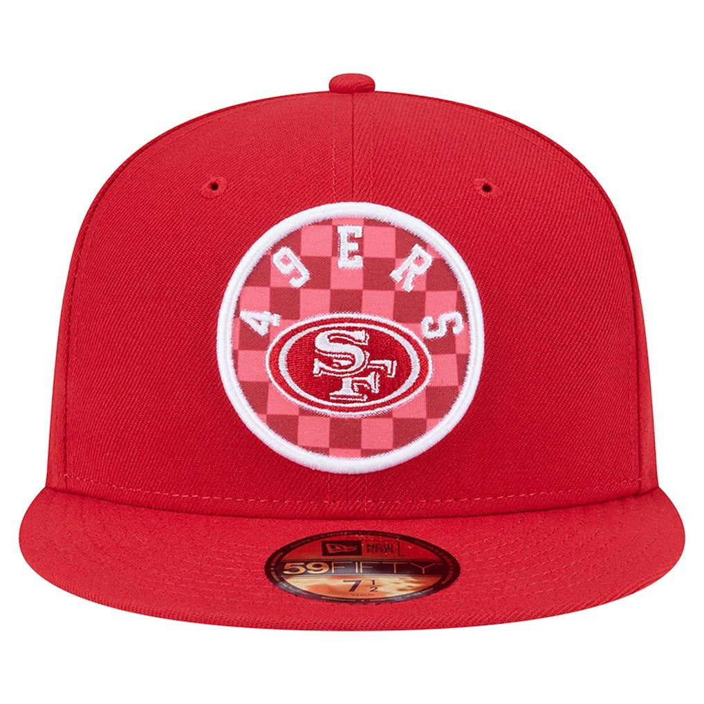 San Francisco 49ers New Era Checkered 59FIFTY Fitted Hat