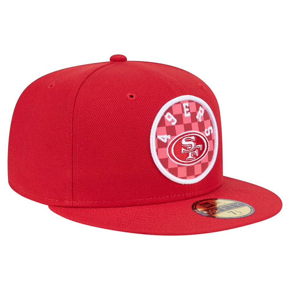 San Francisco 49ers New Era Checkered 59FIFTY Fitted Hat