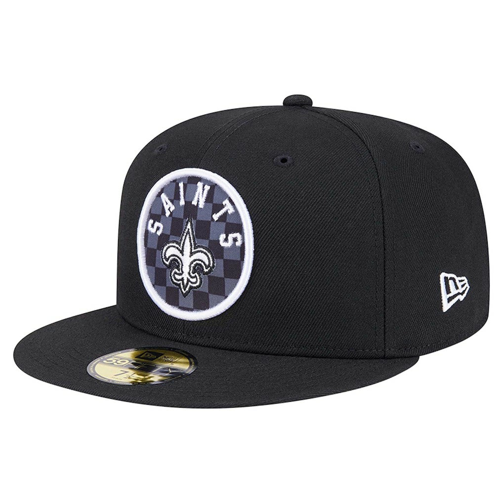 New Orleans Saints New Era Checkered 59FIFTY Fitted Hat