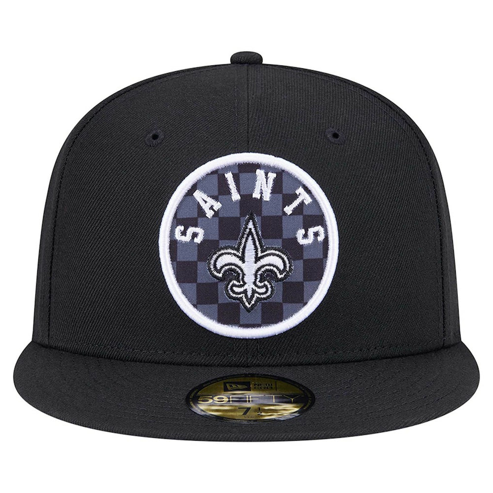 New Orleans Saints New Era Checkered 59FIFTY Fitted Hat
