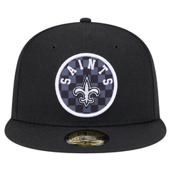 New Orleans Saints New Era Checkered 59FIFTY Fitted Hat