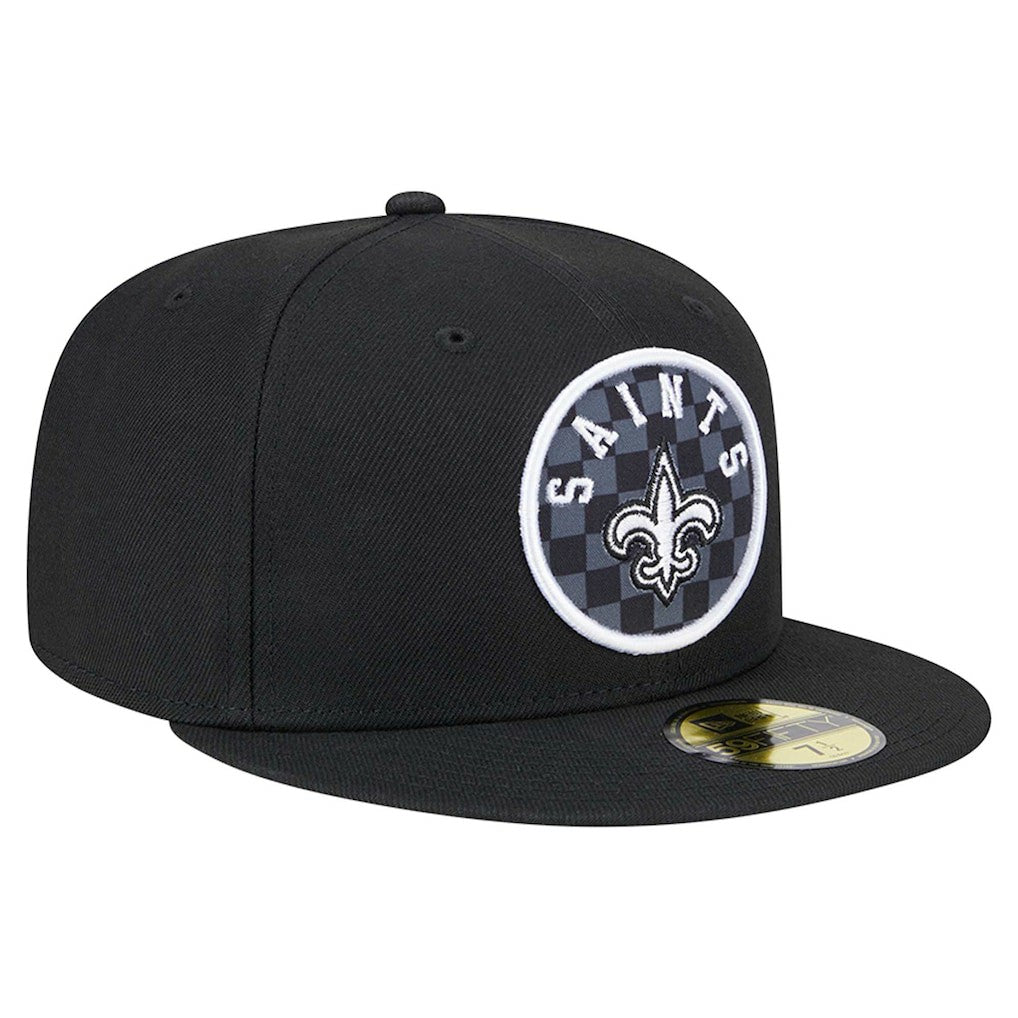New Orleans Saints New Era Checkered 59FIFTY Fitted Hat