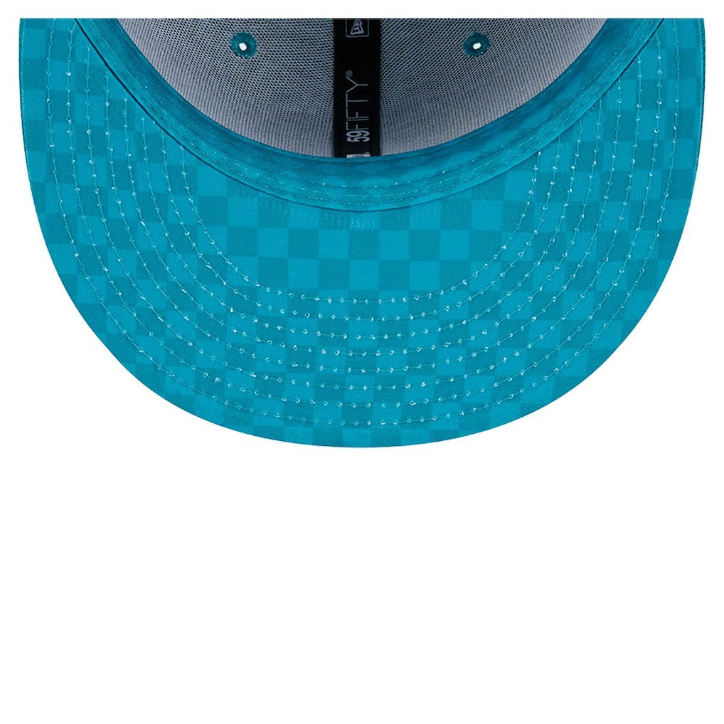 Miami Dolphins New Era Checkered 59FIFTY Fitted Hat