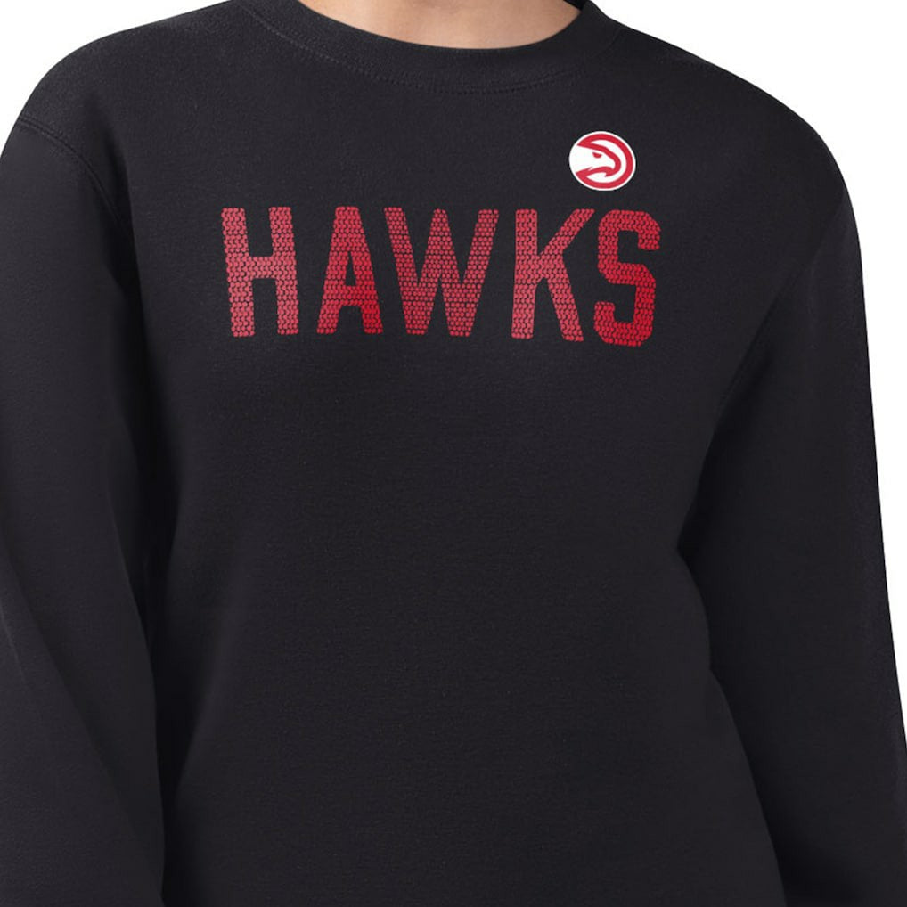 Atlanta Hawks G-III 4Her by Carl Banks Women's Dot Print Team Graphic Fleece Pullover Sweatshirt Discount