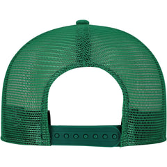 New York Jets New Era Striped A-Frame 9FIFTY Adjustable Trucker Snapback Hat