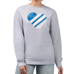 Detroit Lions  G-III 4Her by Carl Banks Women's Heart Graphic Fleece Pullover Sweatshirt