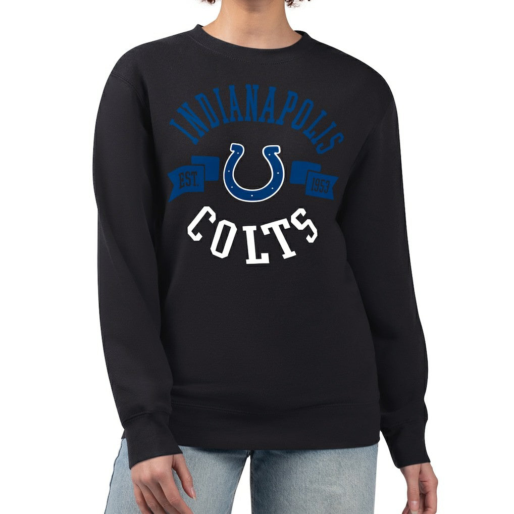 Indianapolis Colts  G-III 4Her by Carl Banks Women's Large Team Graphic Fleece Pullover Sweatshirt