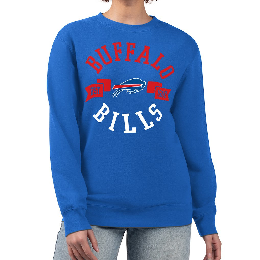 Buffalo Bills  G-III 4Her by Carl Banks Women's Large Team Graphic Fleece Pullover Sweatshirt