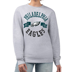 Philadelphia Eagles  G-III 4Her by Carl Banks Women's Large Team Graphic Fleece Pullover Sweatshirt