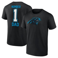 Carolina Panthers  Father's Day #1 Dad T-Shirt