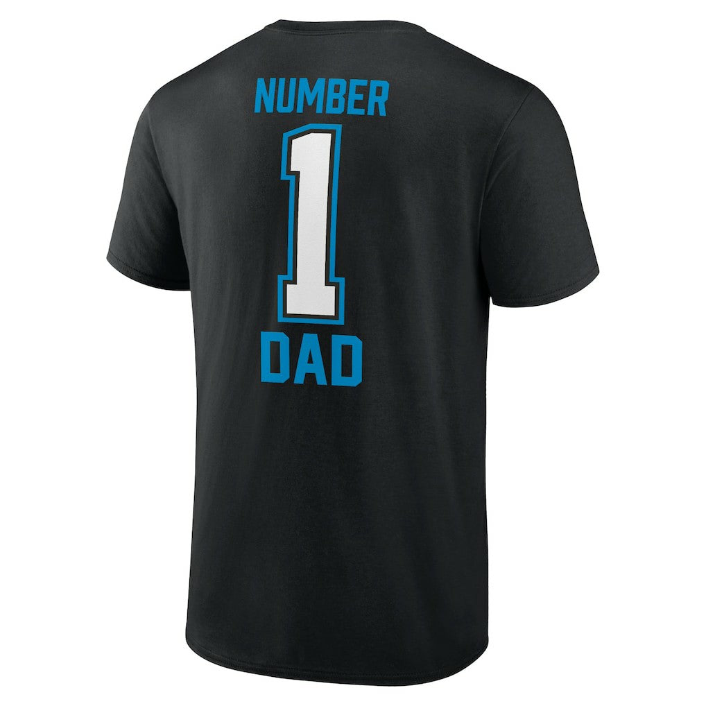 Carolina Panthers  Father's Day #1 Dad T-Shirt