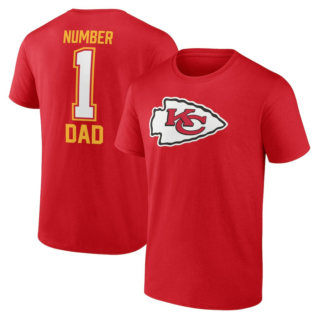 Kansas City Chiefs  Father's Day #1 Dad T-Shirt
