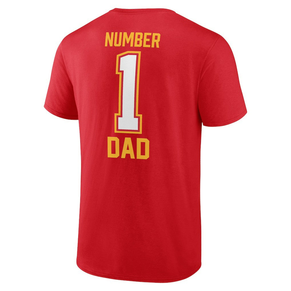 Kansas City Chiefs  Father's Day #1 Dad T-Shirt