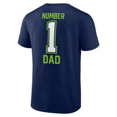 Seattle Seahawks  Father's Day #1 Dad T-Shirt