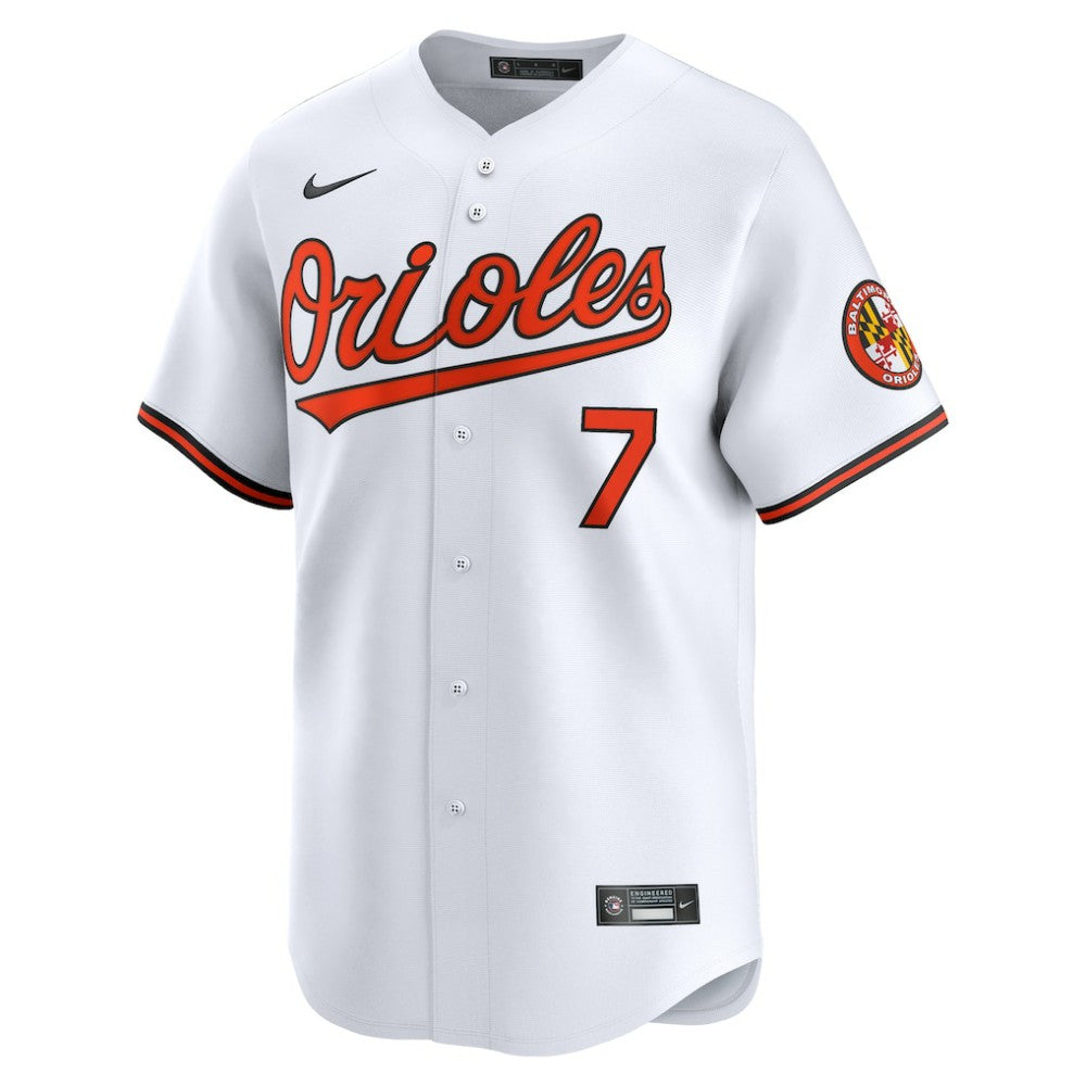 Jackson Holliday Baltimore Orioles Nike Home Limited Player Jersey | MLB Near me