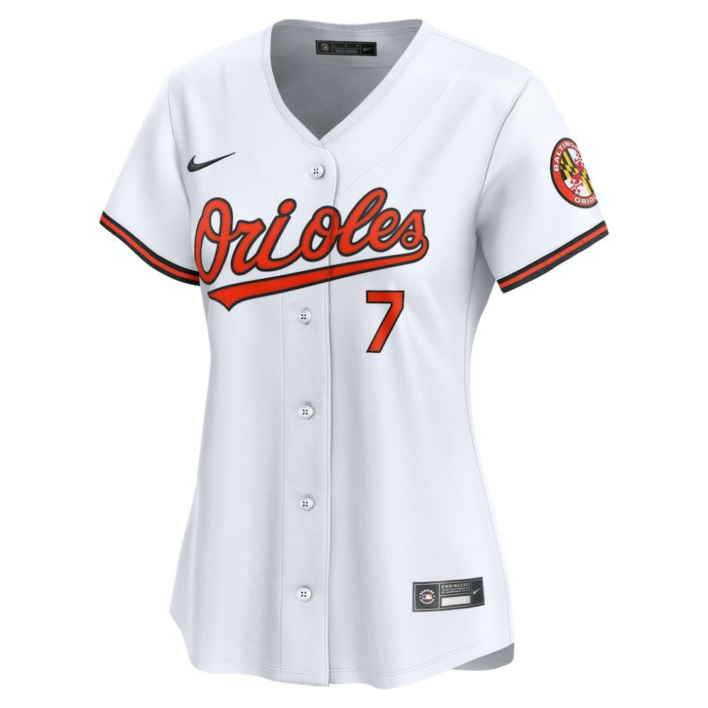 Jackson Holliday Baltimore Orioles Nike Women's Home Limited Player Jersey | MLB On Sale