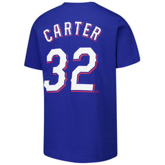 Evan Carter Texas Rangers Nike Youth Name & Number T-Shirt | MLB New