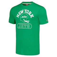 New York Jets  Homage Unisex Helmet Tri-Blend T-Shirt