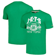 New York Jets  Homage Unisex J-E-T-S Tri-Blend T-Shirt