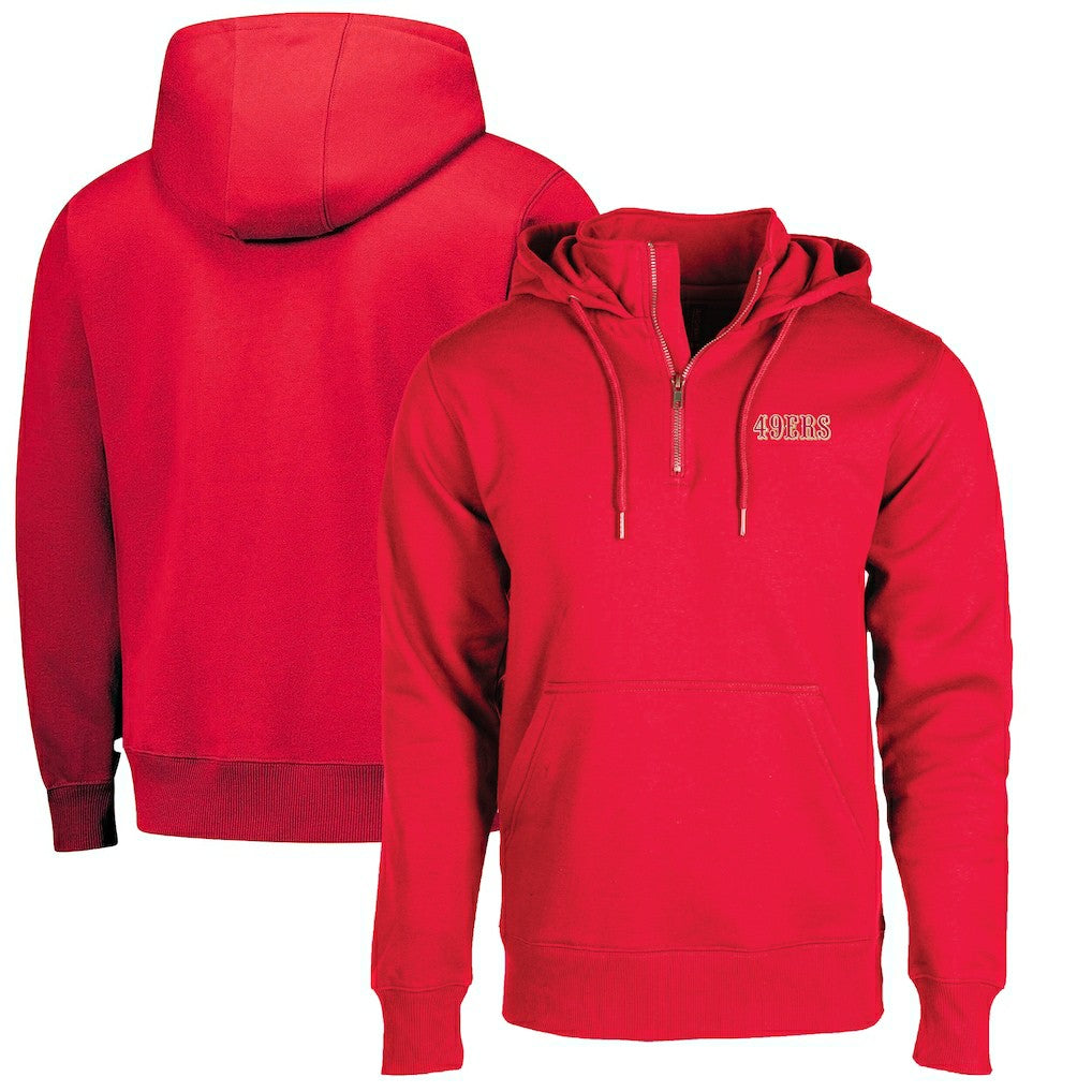 San Francisco 49ers  Dunbrooke Unisex Defender Quarter-Zip Hoodie