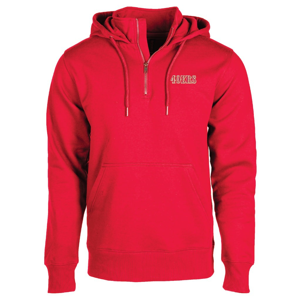 San Francisco 49ers  Dunbrooke Unisex Defender Quarter-Zip Hoodie