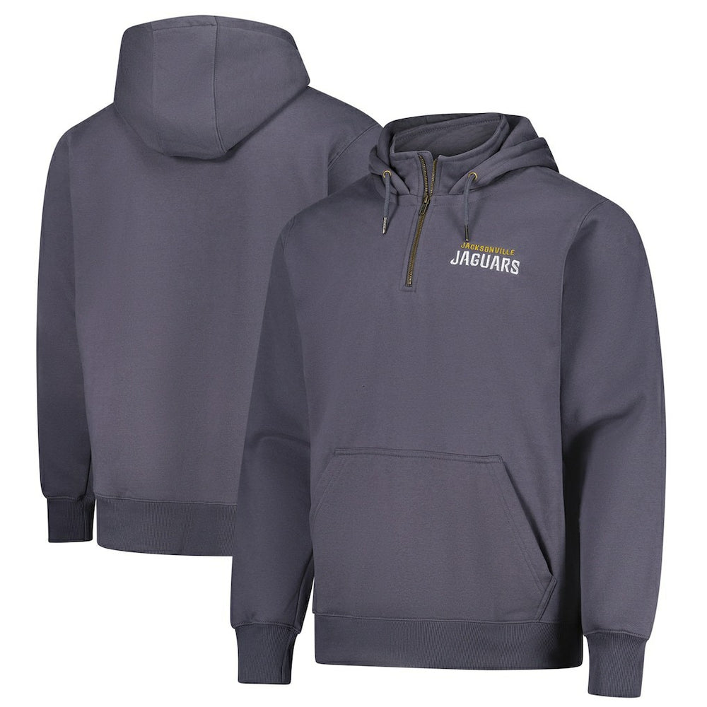 Jacksonville Jaguars  Dunbrooke Unisex Defender Quarter-Zip Hoodie