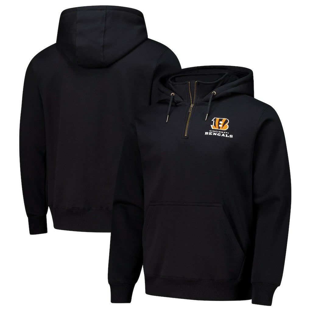 Cincinnati Bengals  Dunbrooke Unisex Defender Quarter-Zip Hoodie