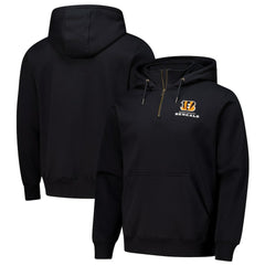 Cincinnati Bengals  Dunbrooke Unisex Defender Quarter-Zip Hoodie
