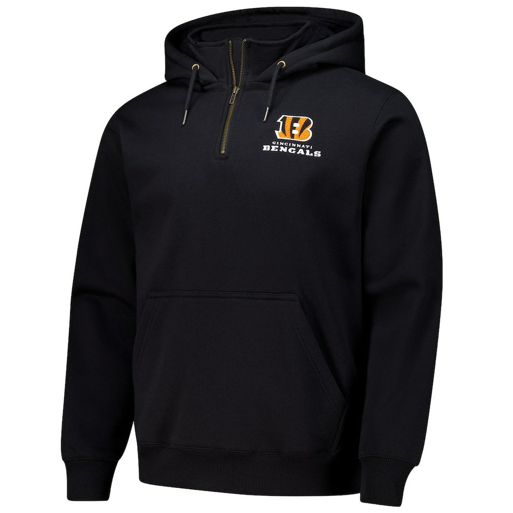 Cincinnati Bengals  Dunbrooke Unisex Defender Quarter-Zip Hoodie