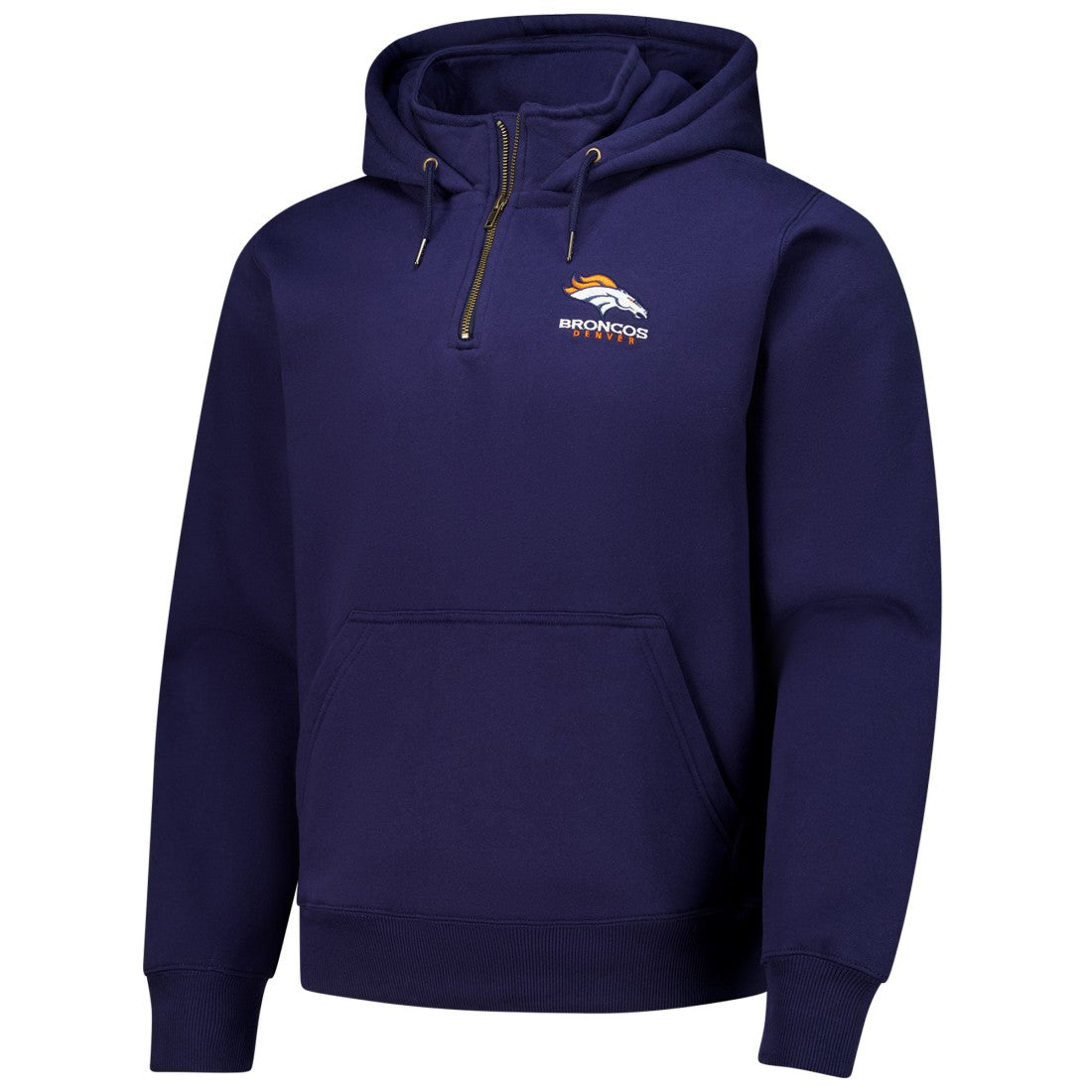 Denver Broncos  Dunbrooke Unisex Defender Quarter-Zip Hoodie