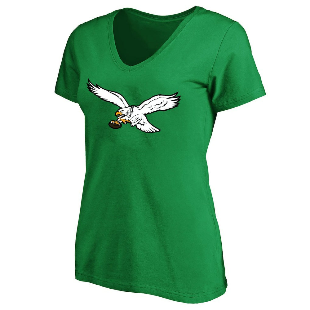 Philadelphia Eagles  Saquon Barkley  Women's Plus Size Fair Catch Name & Number Scoop Neck T-Shirt
