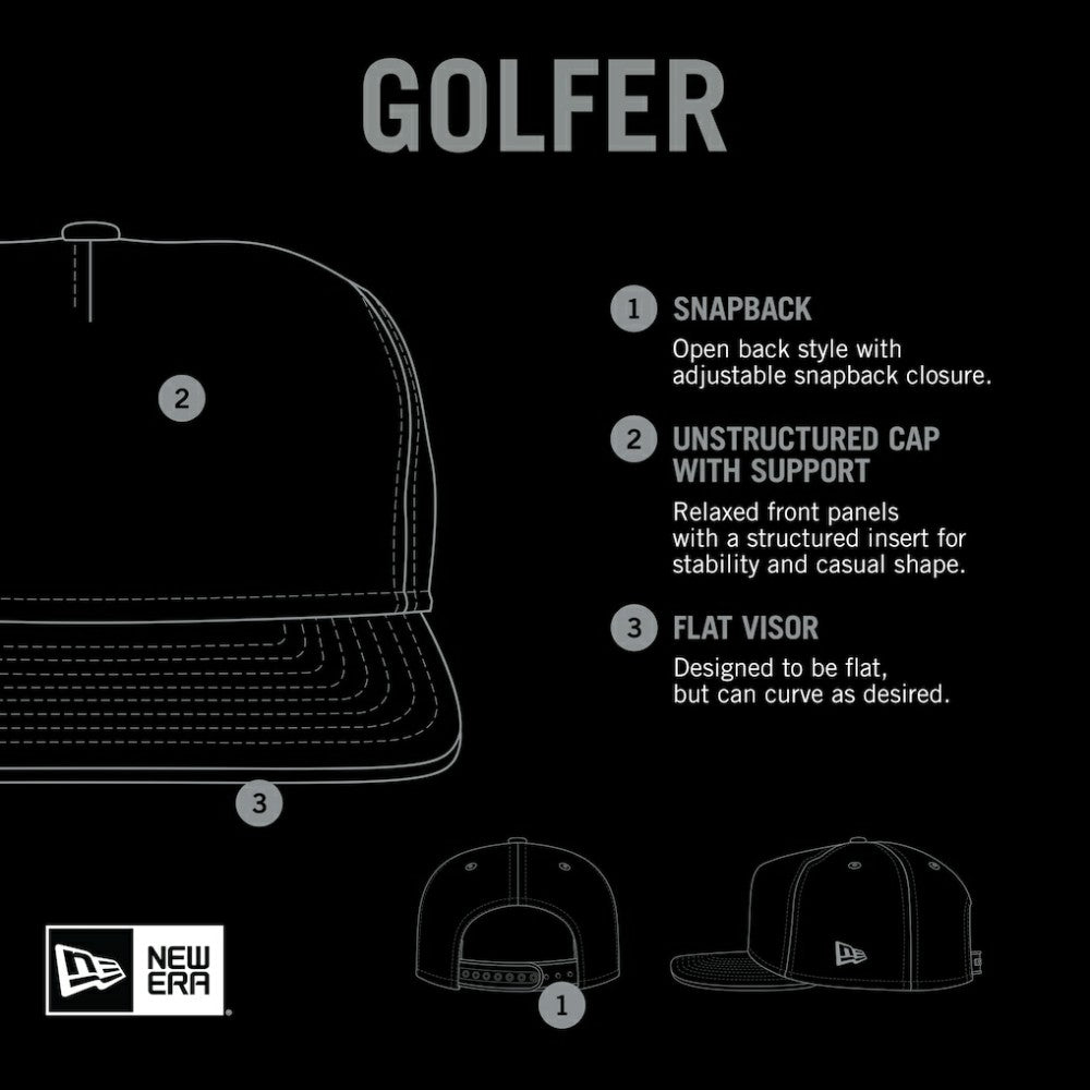 Houston Astros New Era Iron Golfer Snapback Hat | MLB Near me