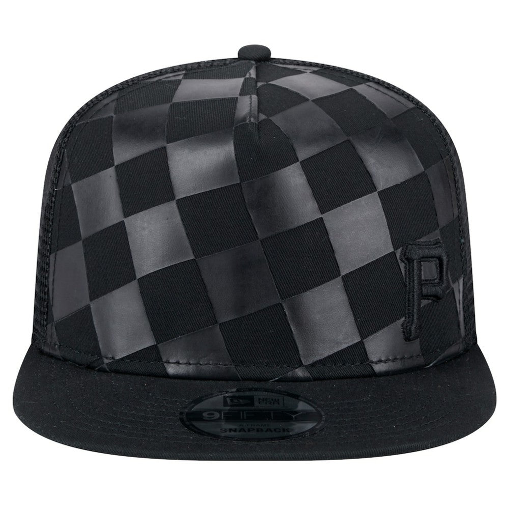 Pittsburgh Pirates New Era Score Check 9FIFTY A-Frame Trucker Snapback Hat | MLB Outlet