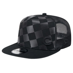 Chicago Cubs New Era Score Check 9FIFTY A-Frame Trucker Snapback Hat | MLB Outlet