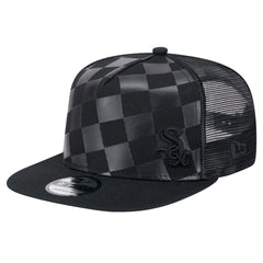 Chicago White Sox New Era Score Check 9FIFTY A-Frame Trucker Snapback Hat | MLB Discount