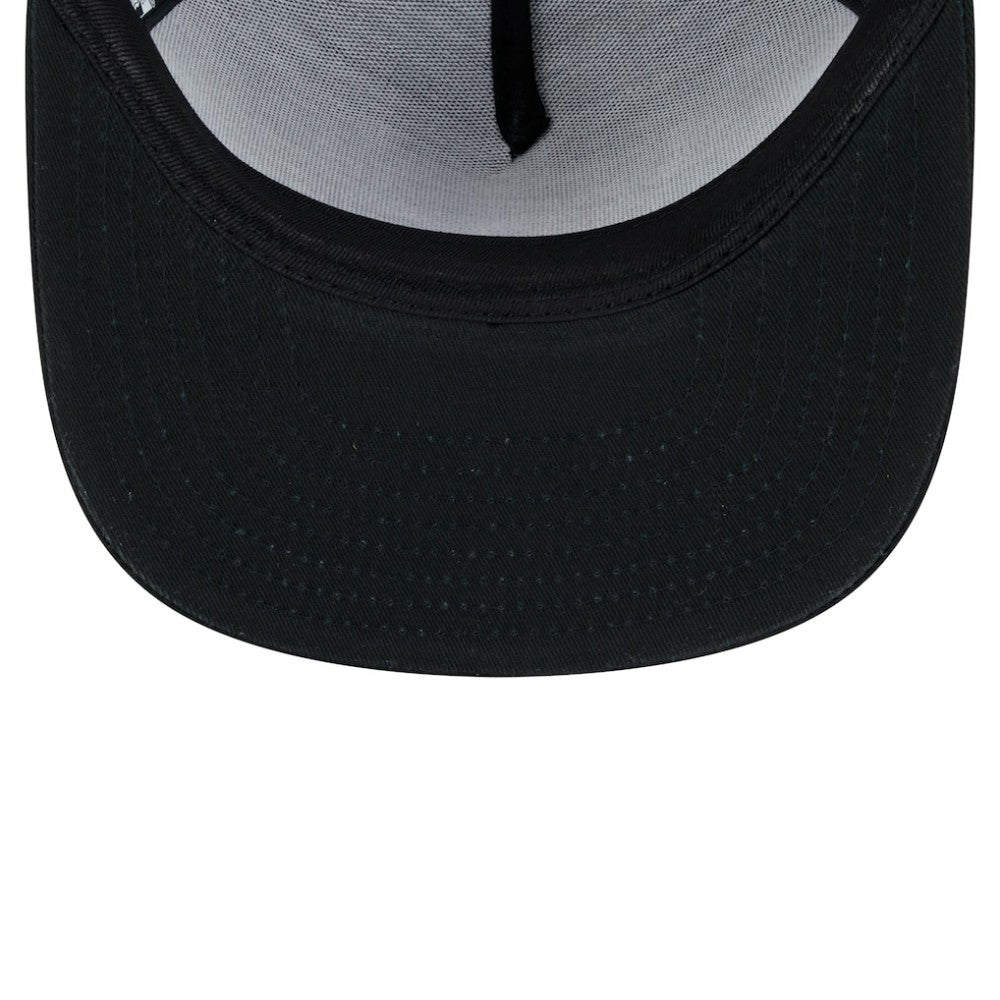 Atlanta Braves New Era Score Check A-Frame Trucker 9FIFTY Snapback Hat | MLB For sale
