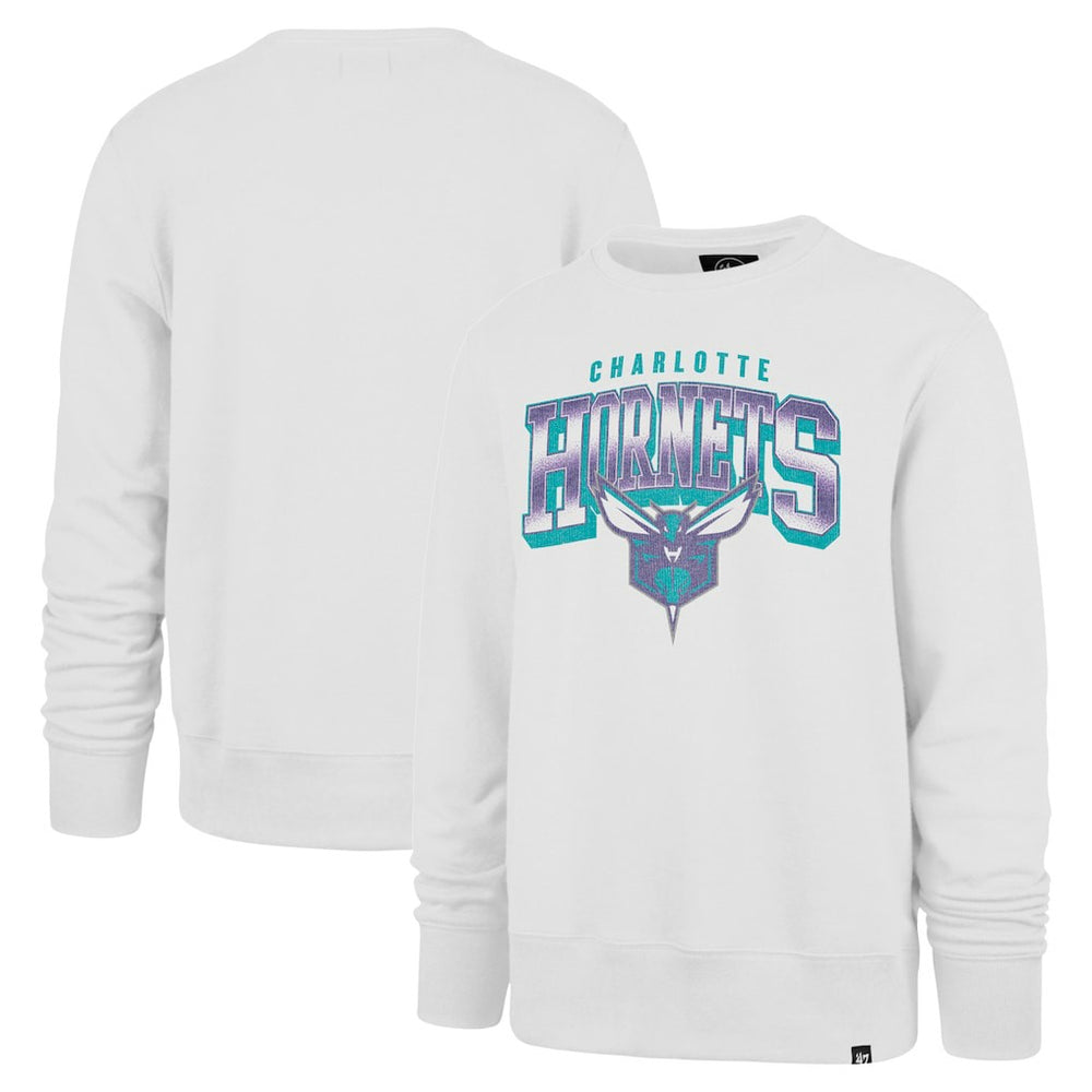 Charlotte Hornets '47 Spotlight Headline Pullover Sweatshirt New