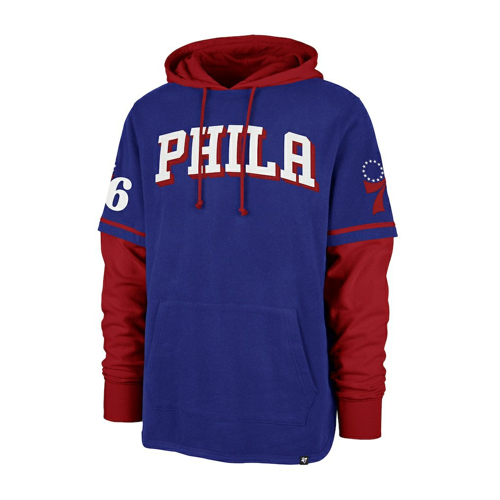 Philadelphia 76ers '47 Trifecta Shortstop Pullover Hoodie Outlet