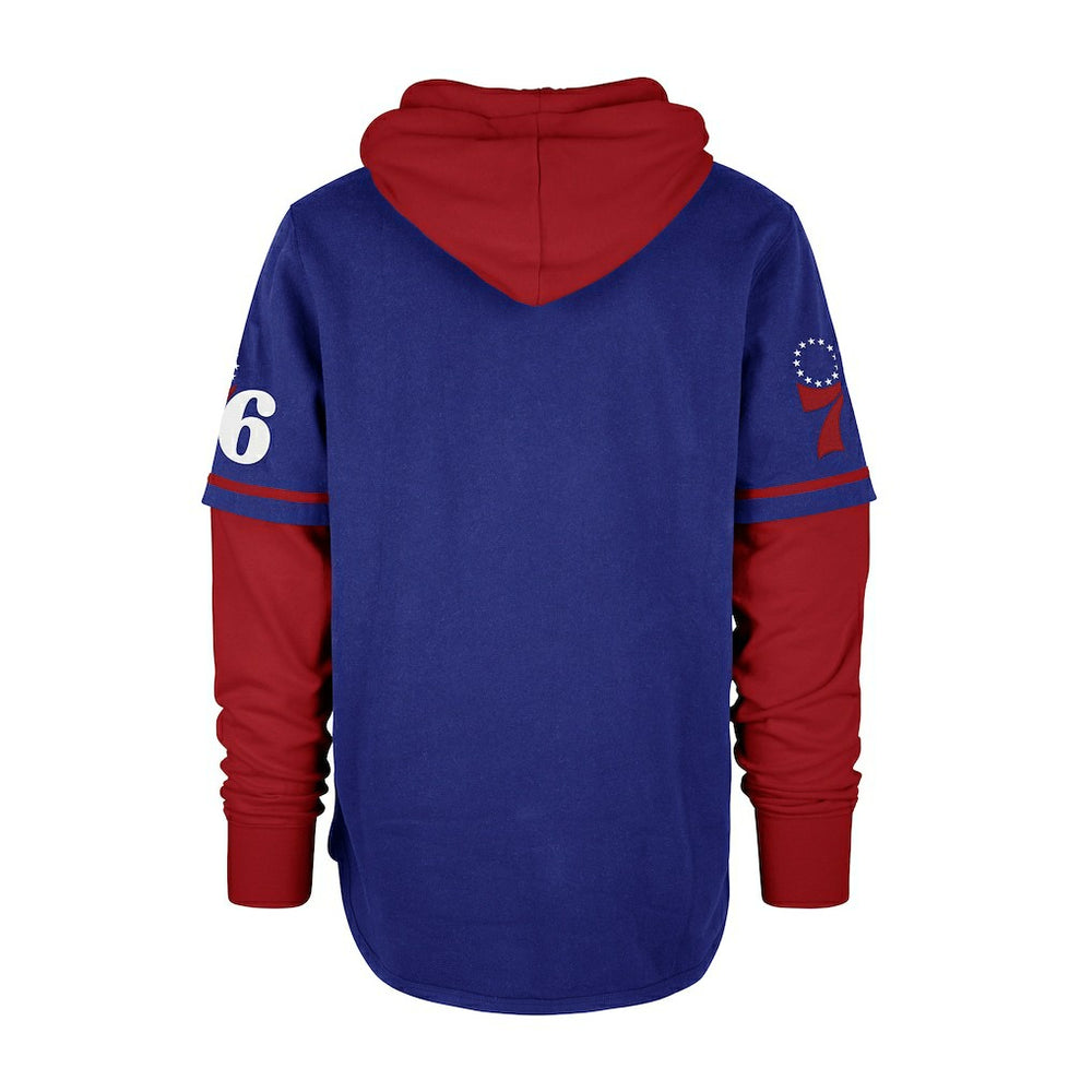 Philadelphia 76ers '47 Trifecta Shortstop Pullover Hoodie Outlet