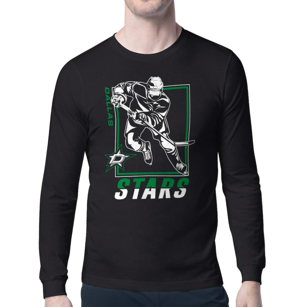Dallas Stars Starter Player Grid Long Sleeve T-Shirt Discount