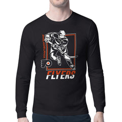 Philadelphia Flyers Starter Player Grid Long Sleeve T-Shirt Discount