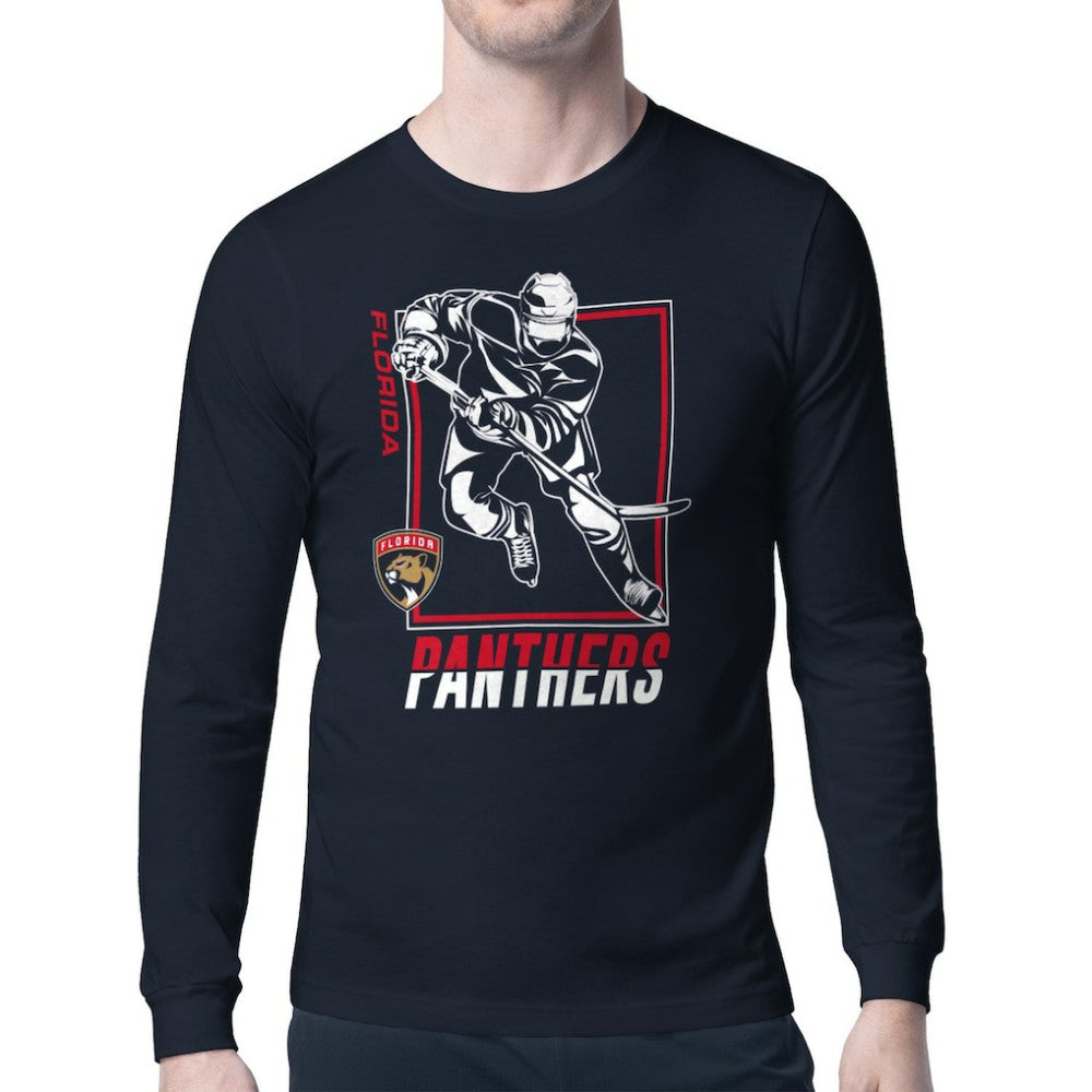 Florida Panthers Starter Player Grid Long Sleeve T-Shirt Discount