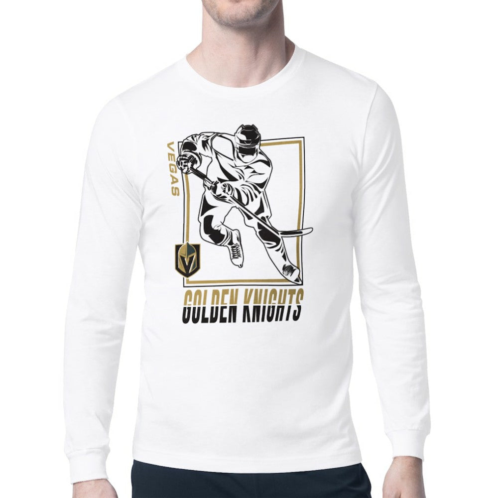 Vegas Golden Knights Starter Player Grid Long Sleeve T-Shirt For Sale