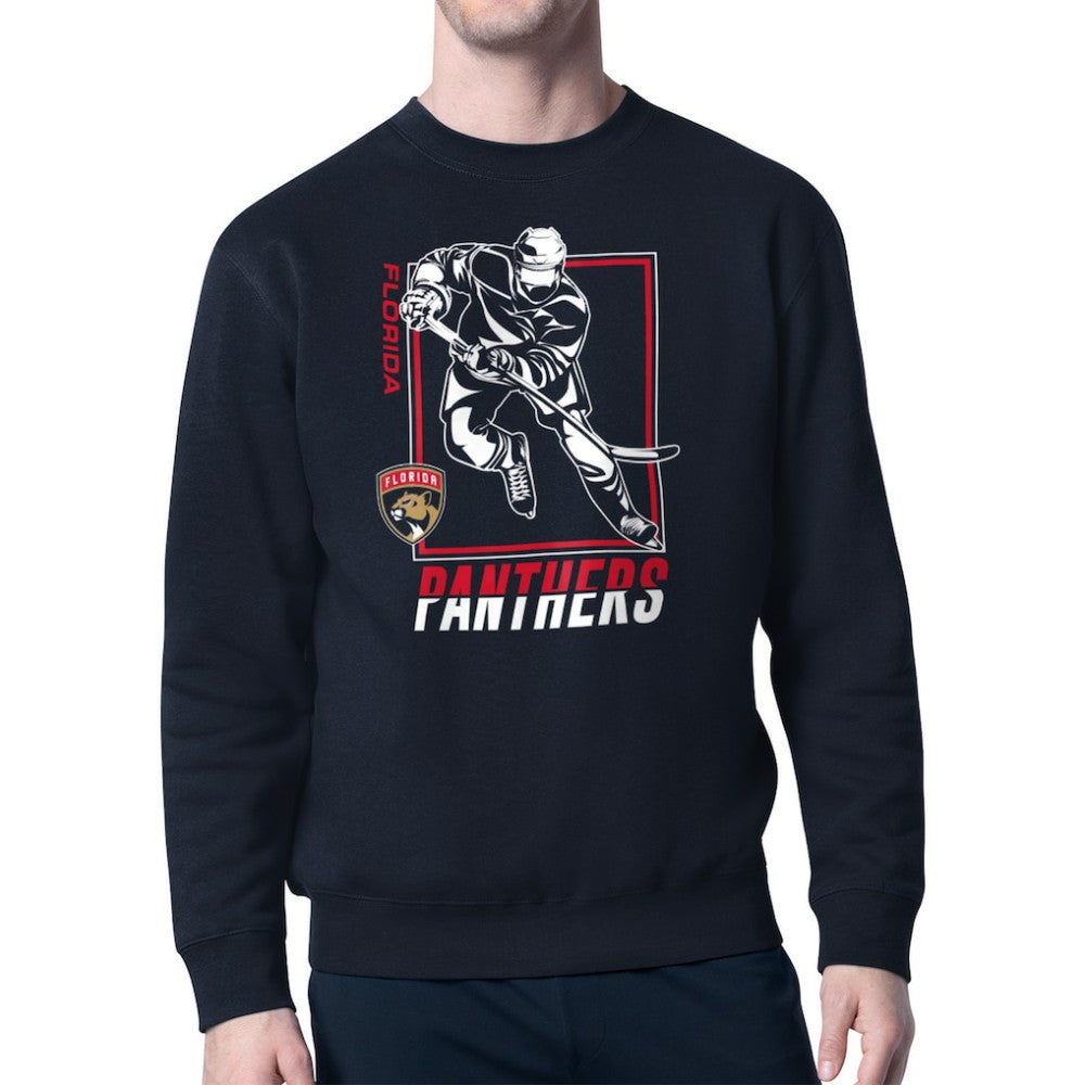 Florida Panthers Starter Player Grid Fleece Pullover Sweatshirt Discount