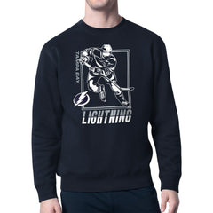 Tampa Bay Lightning Starter Player Grid Fleece Pullover Sweatshirt For Sale