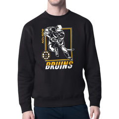 Boston Bruins Starter Player Grid Fleece Pullover Sweatshirt On Sale
