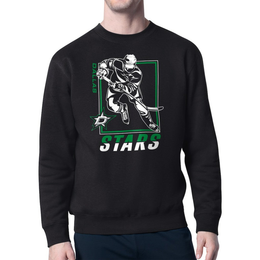Dallas Stars Starter Player Grid Fleece Pullover Sweatshirt Discount