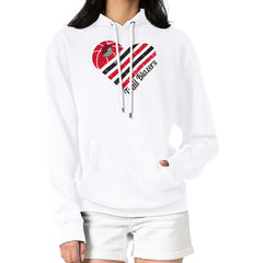 Portland Trail Blazers G-III 4Her by Carl Banks Women's Heart Pullover Hoodie - White outlet Online