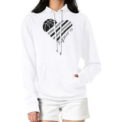 San Antonio Spurs G-III 4Her by Carl Banks Women's Heart Pullover Hoodie - White on sale Online